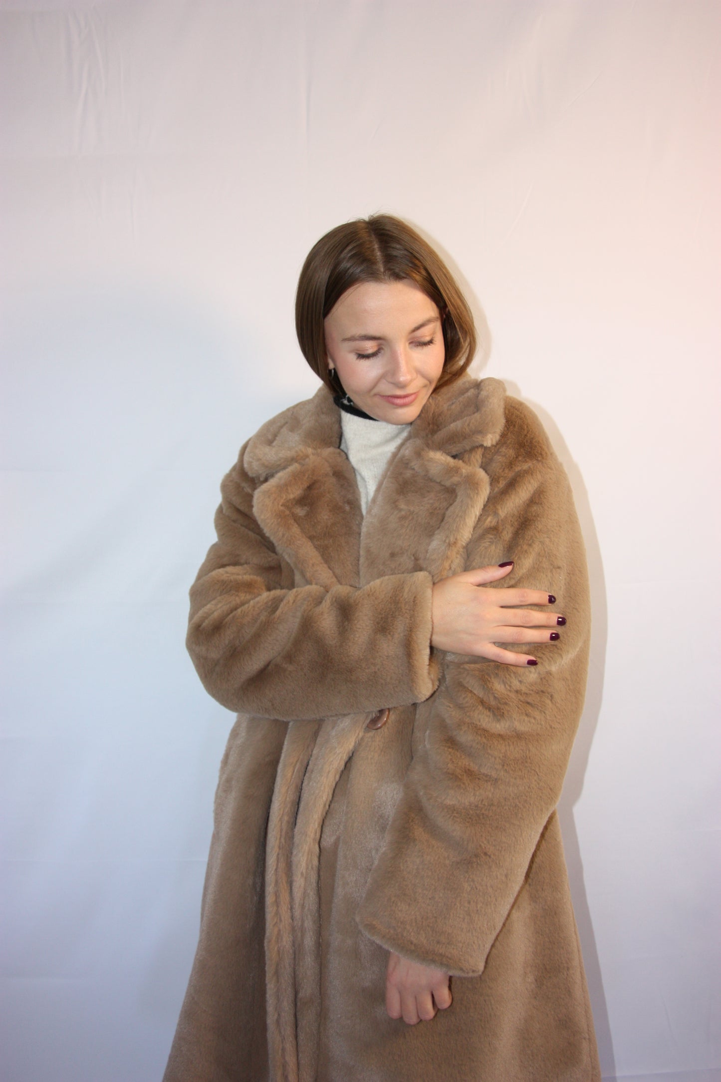 MANTEAU JADE - MARRON