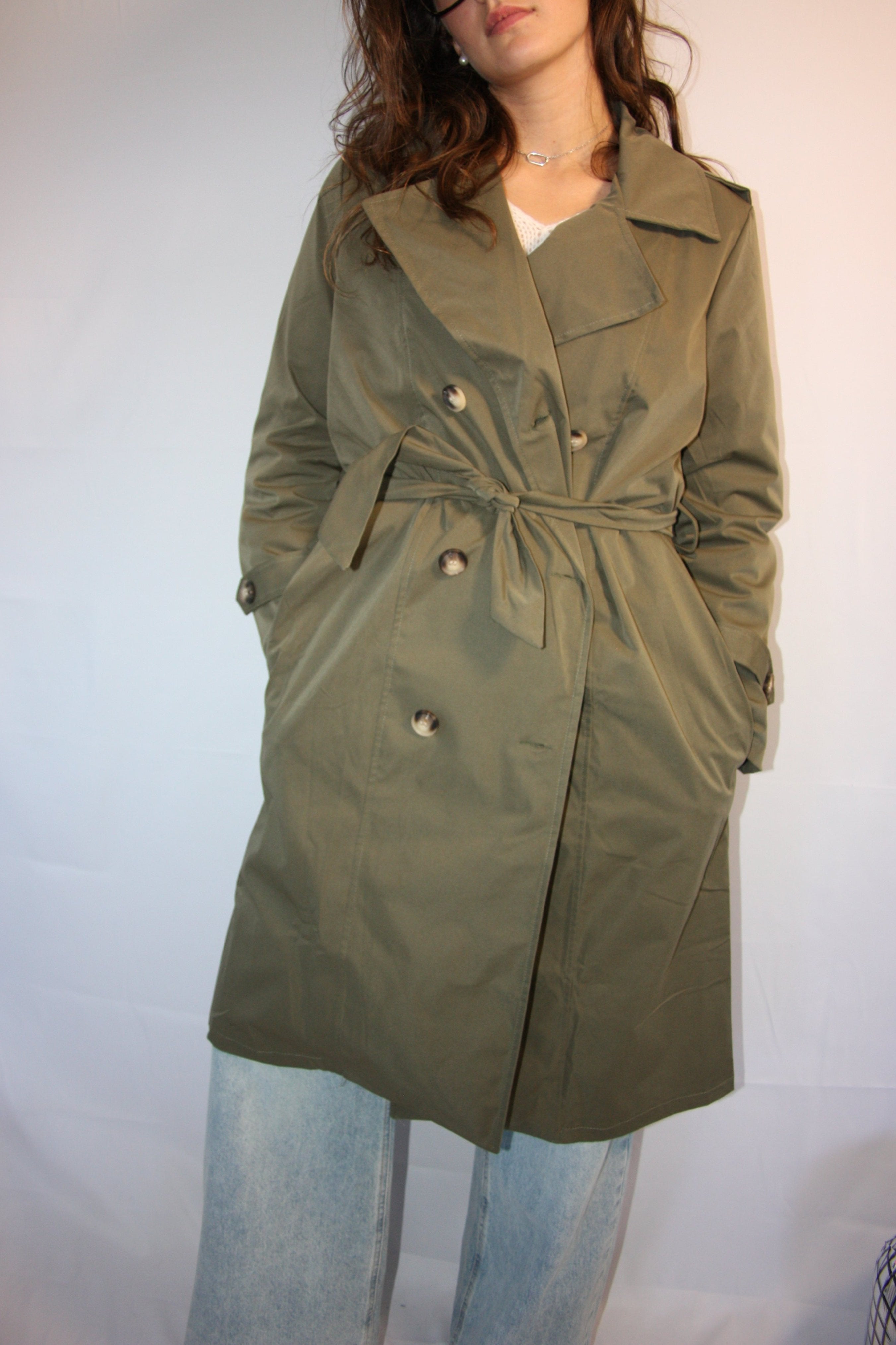 TRENCH MELINE KAKI