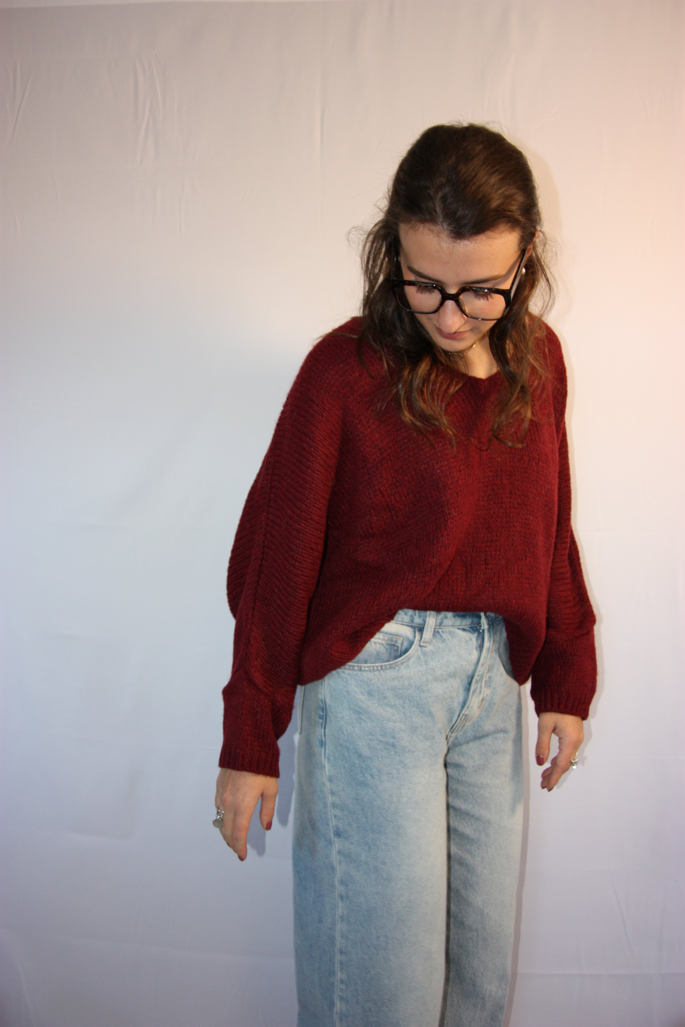 PULL MELISSA - BORDEAUX