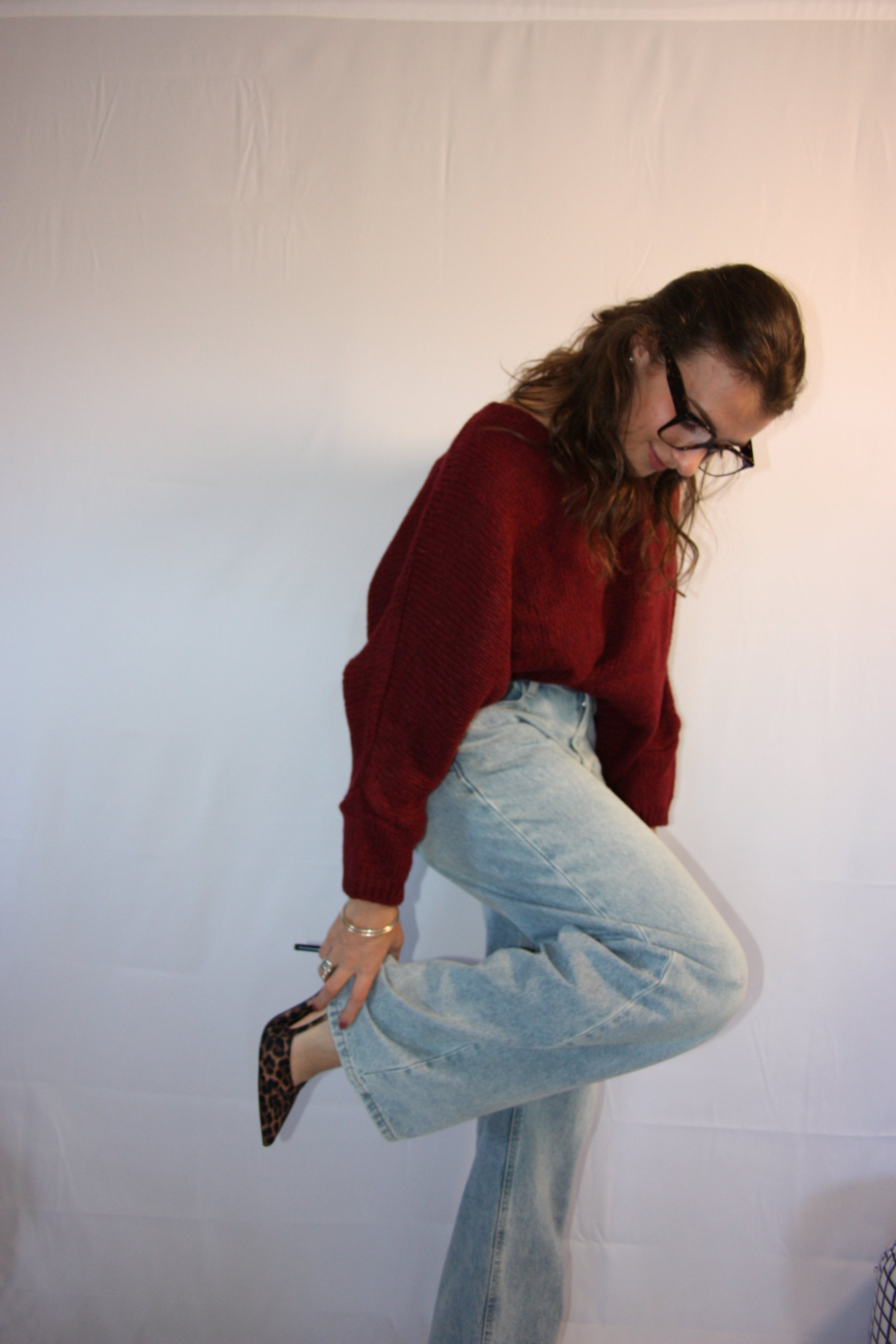 PULL MELISSA - BORDEAUX