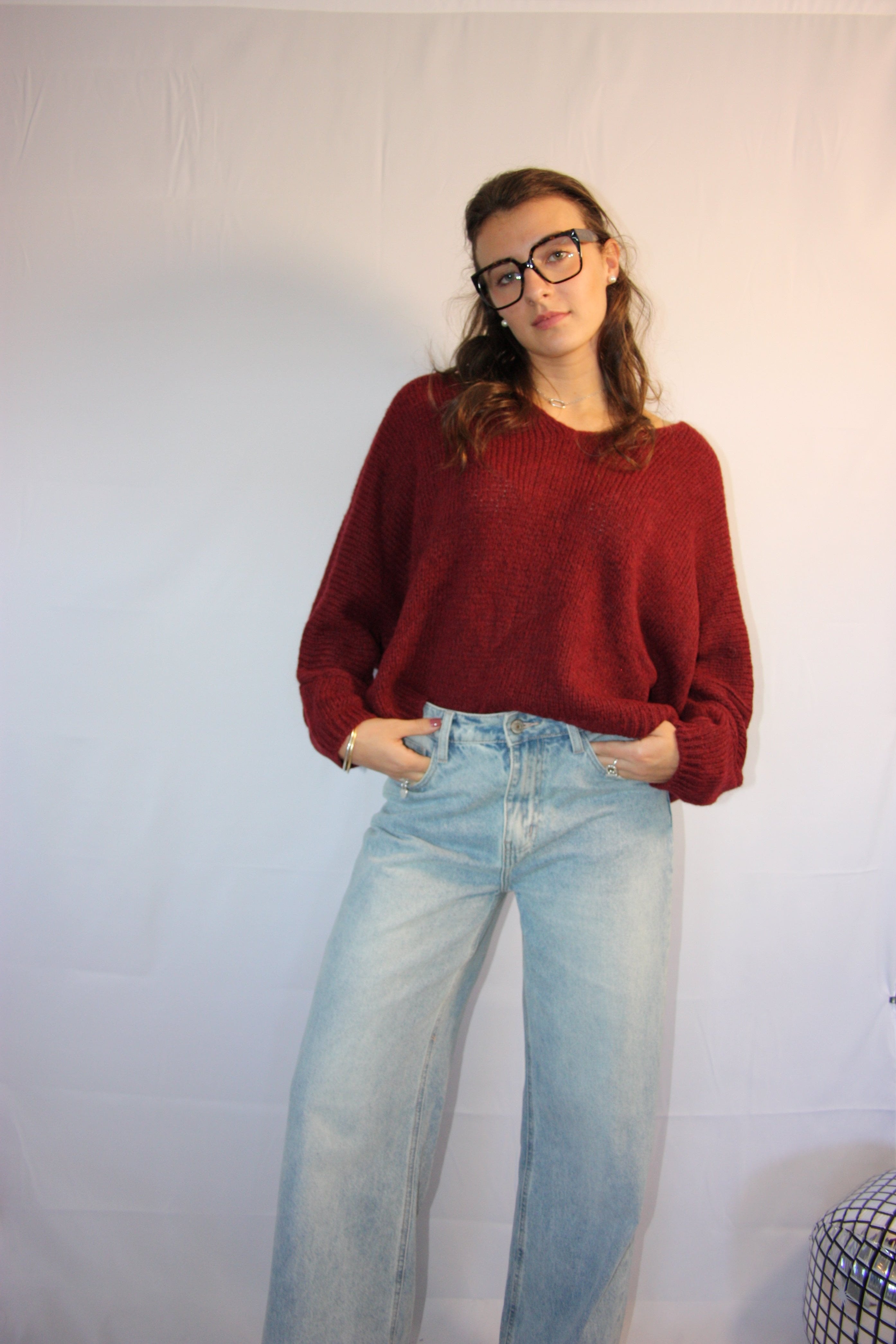 PULL MELISSA - BORDEAUX