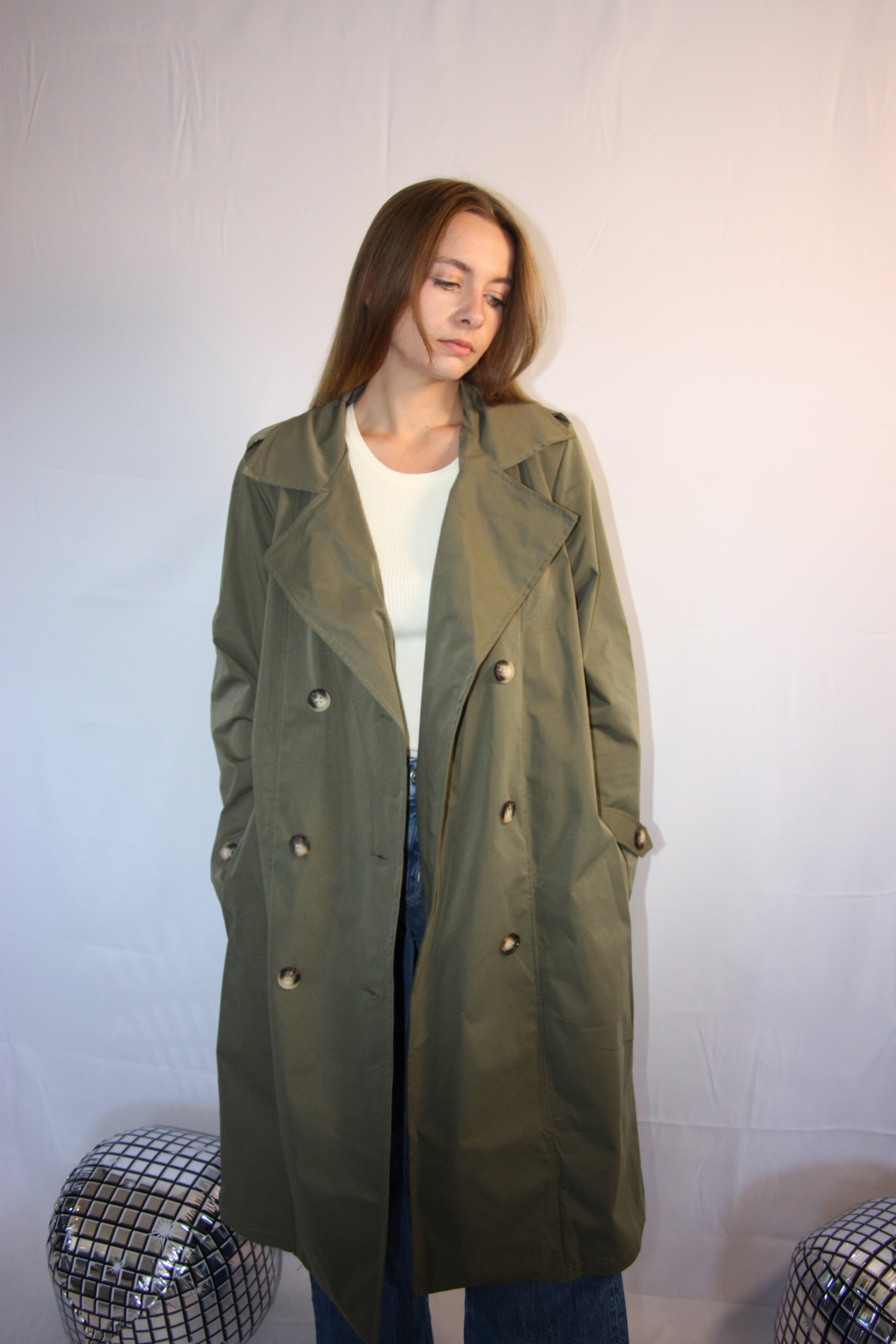 TRENCH MELINE KAKI