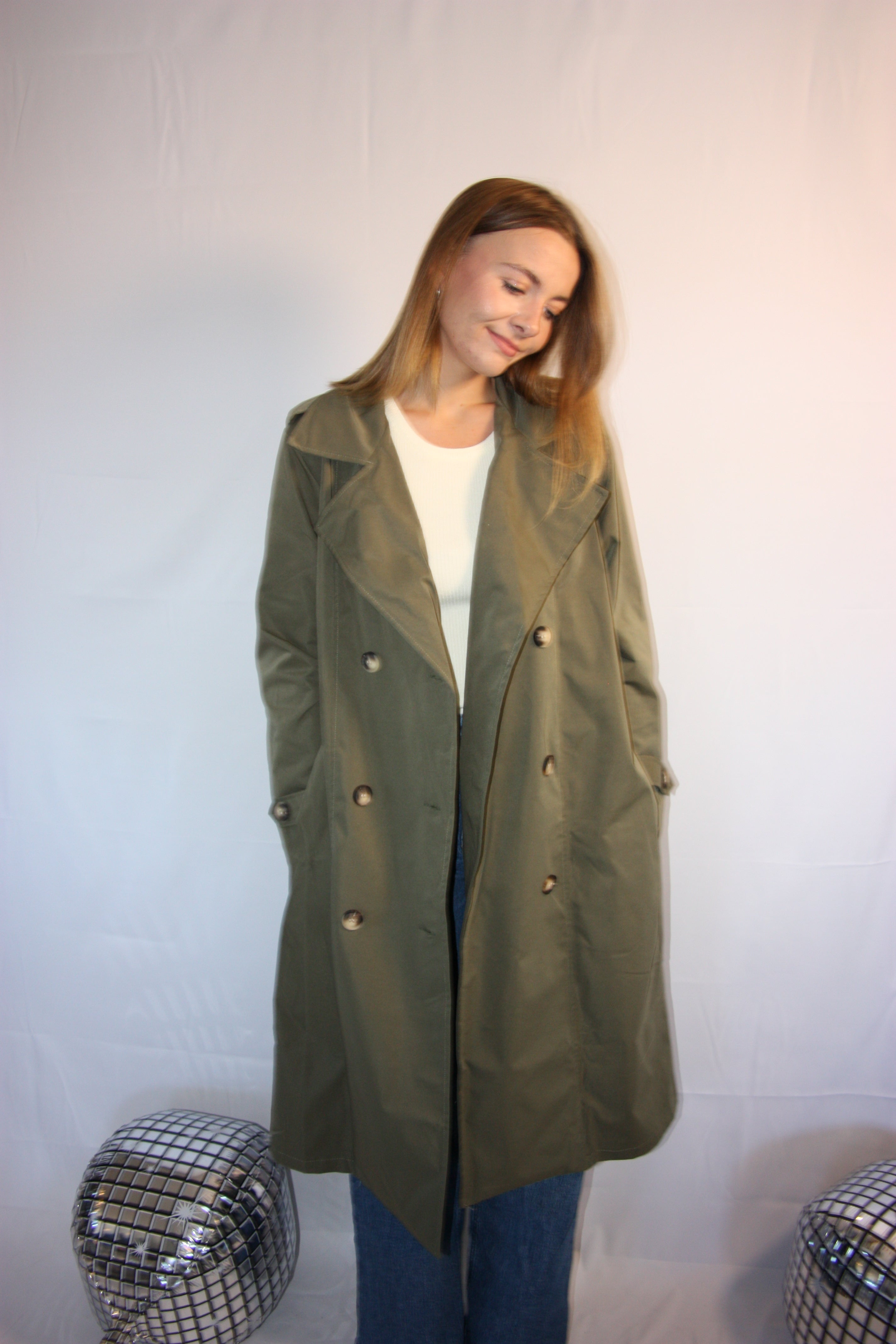 TRENCH MELINE KAKI