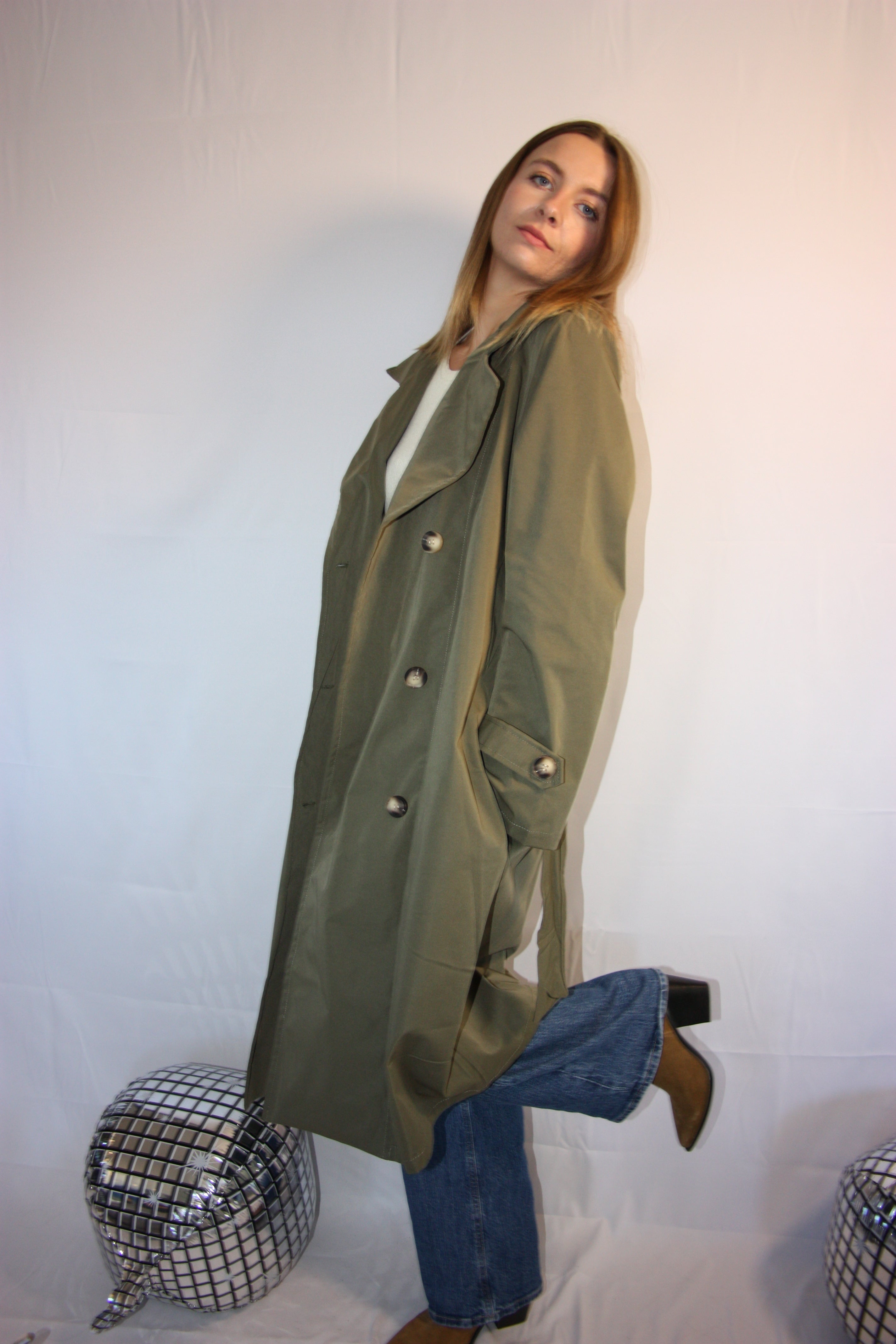 TRENCH MELINE KAKI