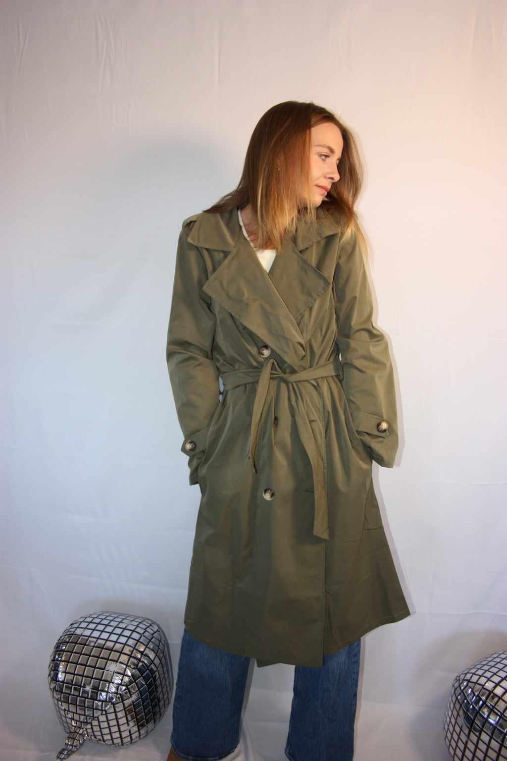 TRENCH MELINE KAKI