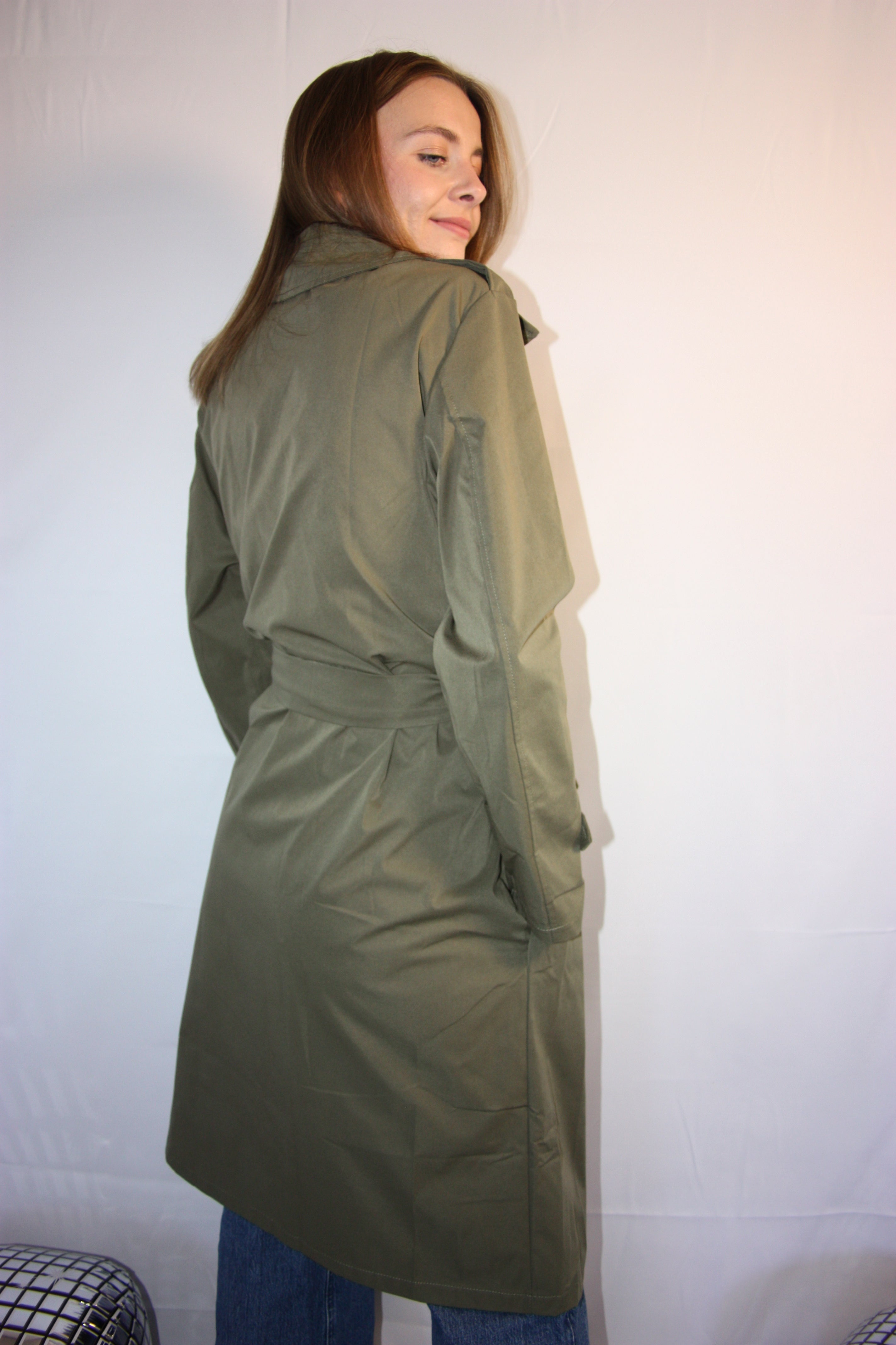 TRENCH MELINE KAKI